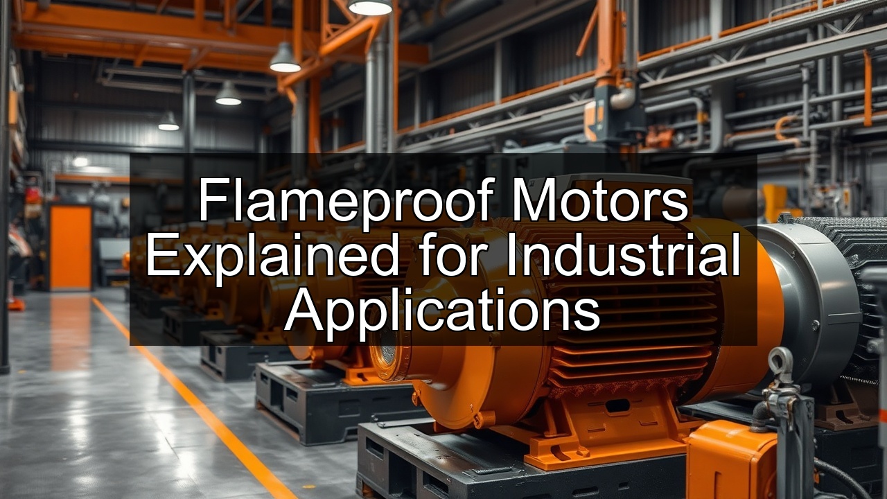 explosion-proof enclosures flame proof premium efficiency flame motors
