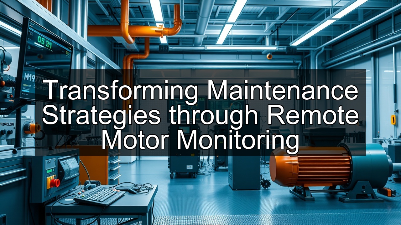 motor remote control motor downtime motor monitoring solutions maintenance